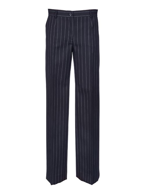 Flare pants in pinstripe DOLCE & GABBANA | FTC31TFR20AS8051